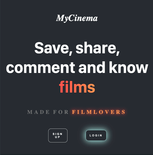 Image MyCinema project